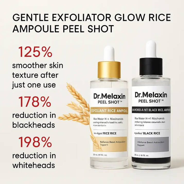 Dr. Melaxin Rice Peel Glow Serum - TheCalmHaven